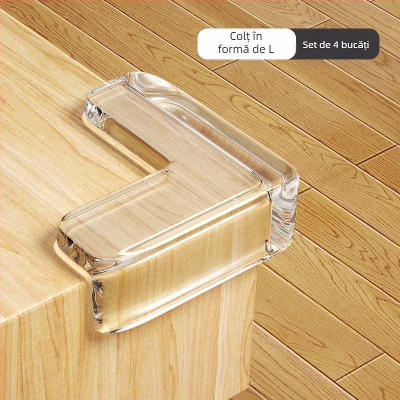 Protecție colț pentru mobilierul copiilor, unghi drept, model 526526, ambalare 5000, origine: China continentală