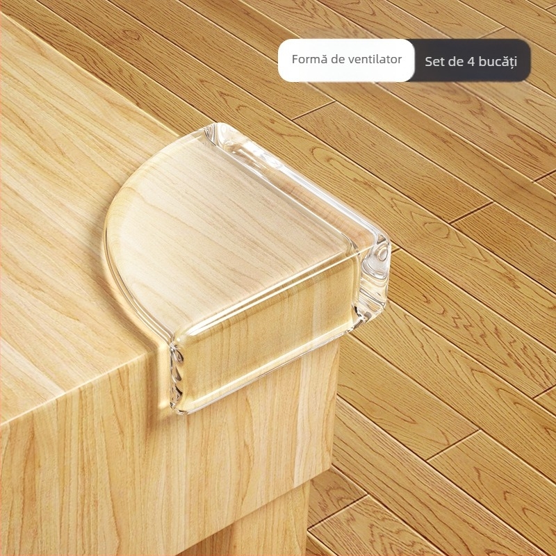 Protecție colț pentru mobilierul copiilor, unghi drept, model 526526, ambalare 5000, origine: China continentală