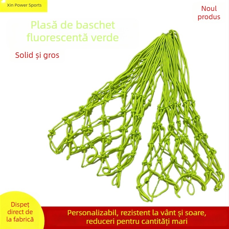 Plasă de baschet pentru coș exterior, nylon, 230 g, Xin Power, procesare personalizabilă