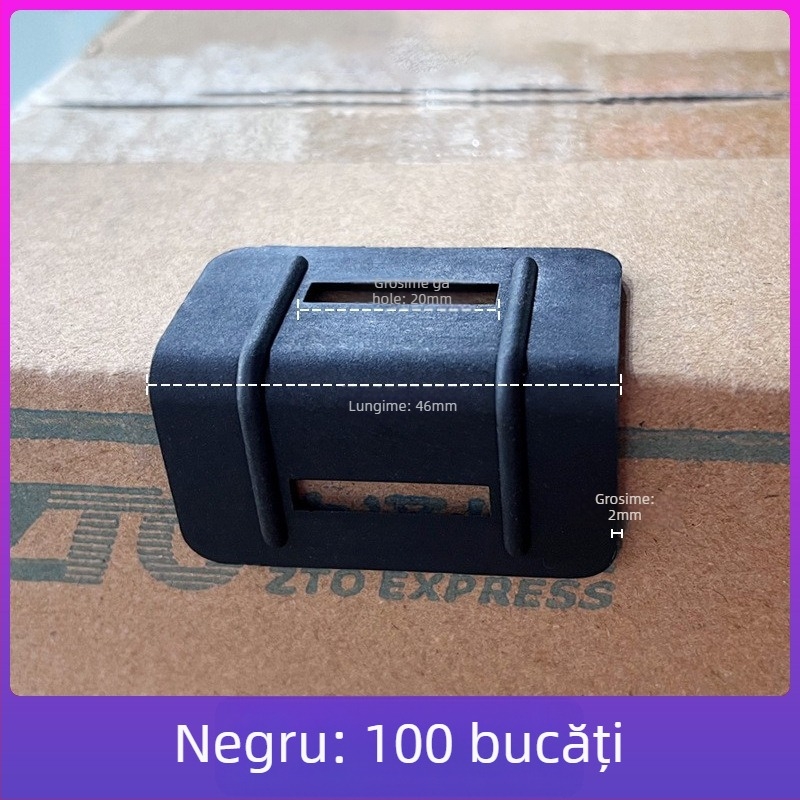 Protecții de colț pentru ambalare din PP cu catarame anti-derapare, pentru ambalare industrială — tipuri L20/L32, protecții de colț din hârtie 10 cm și 5 cm, stil greu 50 mm