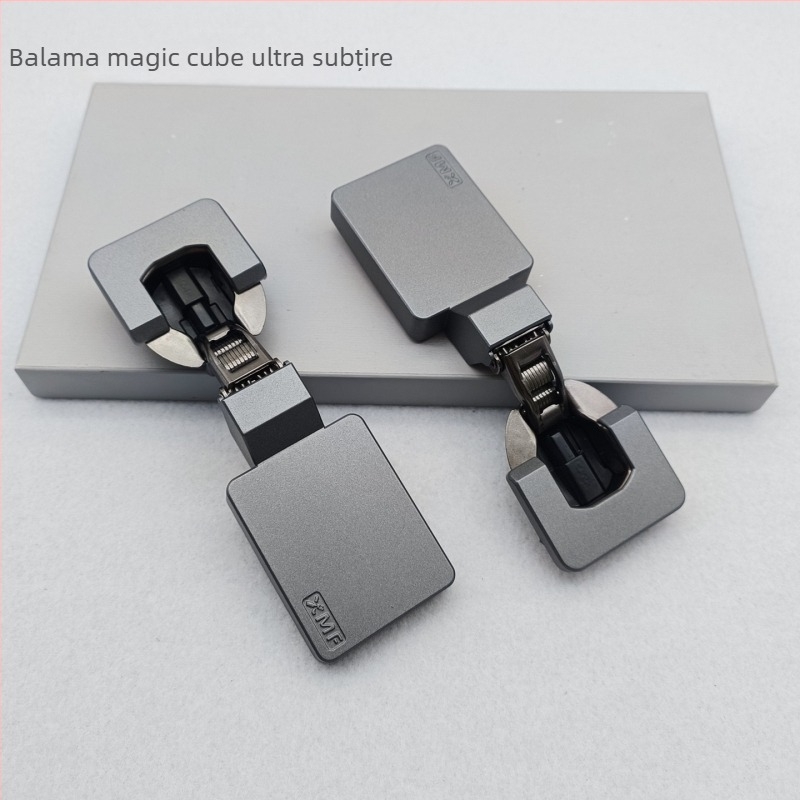 Balama hidraulică ultra-subțire pentru uși din lemn - oțel carbon, placare electrolitică