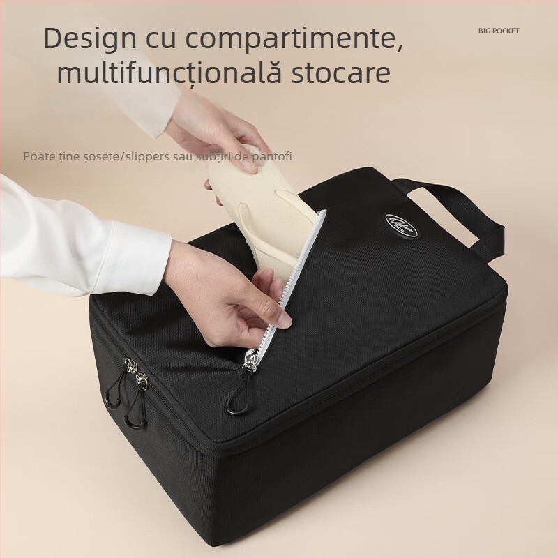 Geantă de depozitare pentru pantofi, călătorie – nylon, stil minimalist modern, cod 6975, lansare 2025
