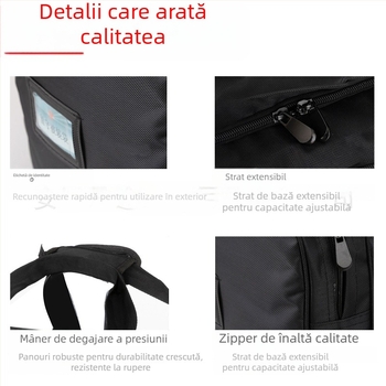 Geantă militară pentru exerciții în aer liber, impermeabilă din pânză Oxford, construcție îngroșată, capacitate mare, unisex