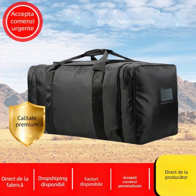 Geantă militară pentru exerciții în aer liber, impermeabilă din pânză Oxford, construcție îngroșată, capacitate mare, unisex