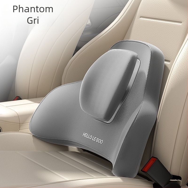 Perne de sprijin lombar pentru mașină din spumă cu memorie, reglabilă, pentru utilizare în mașină, acasă și la birou, potrivire universală