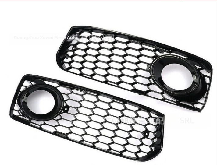 Ramă pentru faruri de ceață și grilaj inferior pentru Audi A5/S5/B8 RS5 S-Line coupé cu două uși — ABS plastic, prelucrare personalizată