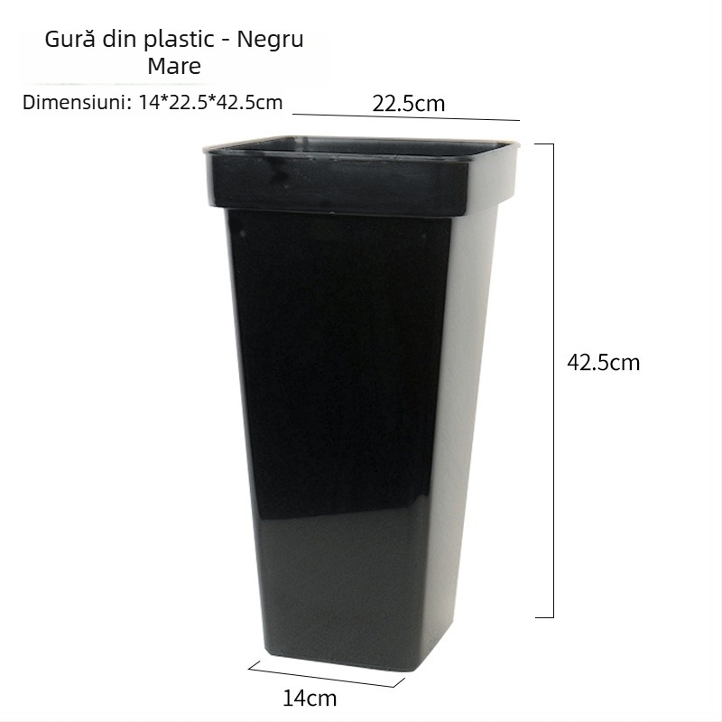 Ghiveci de plastic pentru aranjamente florale, pereți mai groși, rezistent la coroziune, turnare prin injecție, pentru utilizare pe birou