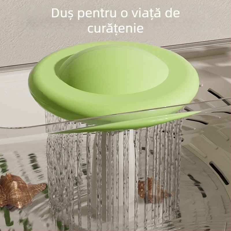 Cutie de reproducere Hermit Crab cu Cadru de Întreținere, Pompa de Apă și Adăpost; Tank de Creștere pentru Țestoase – Produse pentru animale de companie (Greutate 1.28 kg; Varietate Brazilian Turtle; Specie Turtle; Formă a corpului Toy Type)