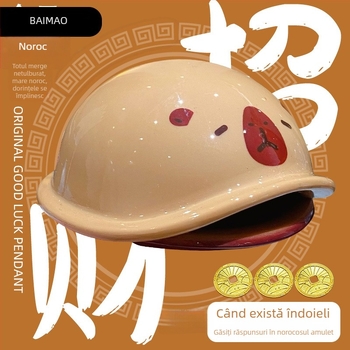 Baimao ABS Figurina de birou animal în stil caricatură pentru relaxare — Proces de imprimare