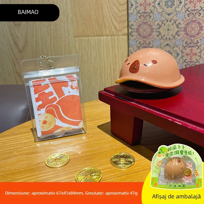 Baimao ABS Figurina de birou animal în stil caricatură pentru relaxare — Proces de imprimare