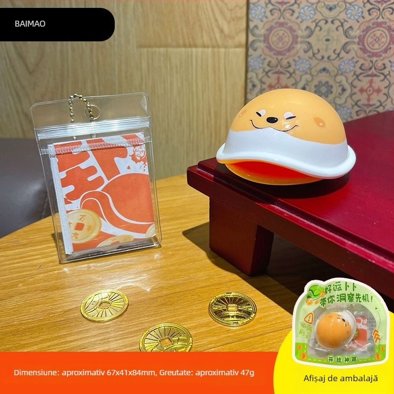 Baimao ABS Figurina de birou animal în stil caricatură pentru relaxare — Proces de imprimare