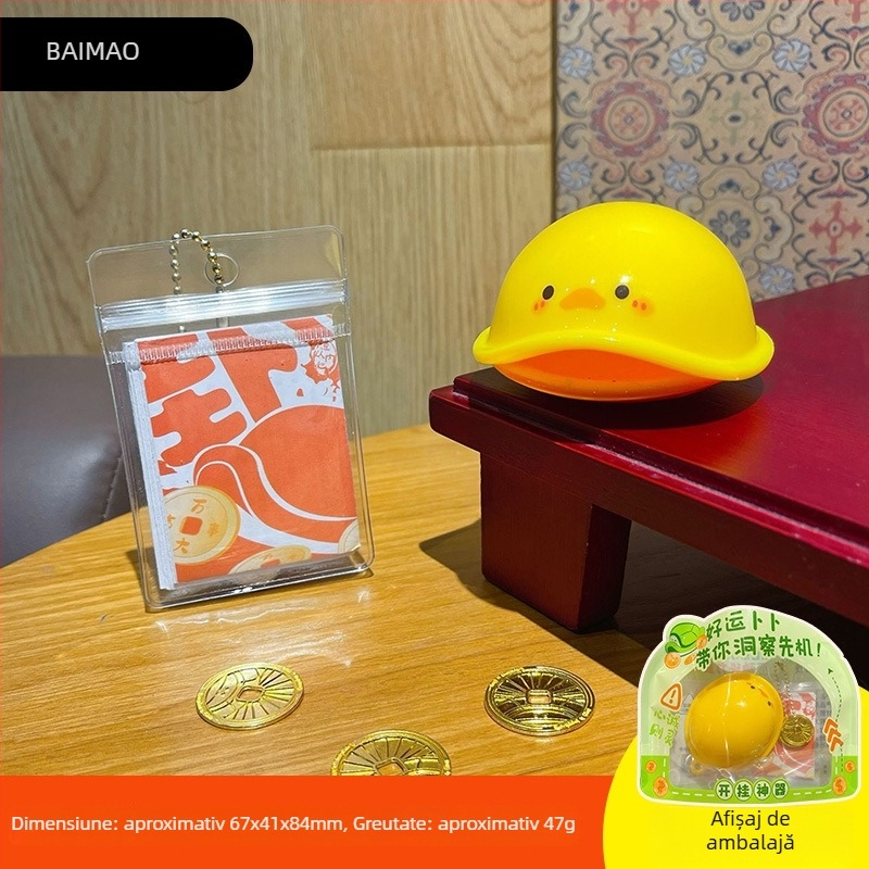 Baimao ABS Figurina de birou animal în stil caricatură pentru relaxare — Proces de imprimare