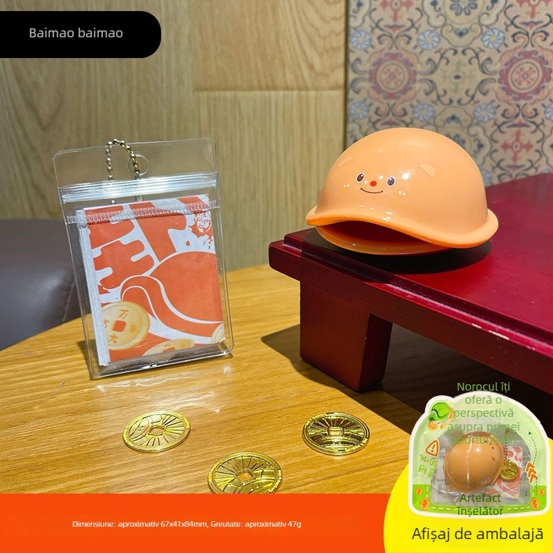 Baimao ABS Figurina de birou animal în stil caricatură pentru relaxare — Proces de imprimare