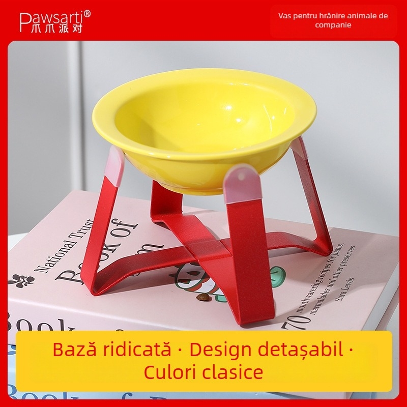 PAWSARTI Bol ceramic curbat pentru pisici MGYSC022