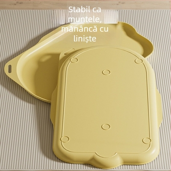 Covoraș de hrănire pentru pisici – placă din plastic pentru hrană, unelte de alimentație pentru animale de companie, 100 bucăți pe cutie