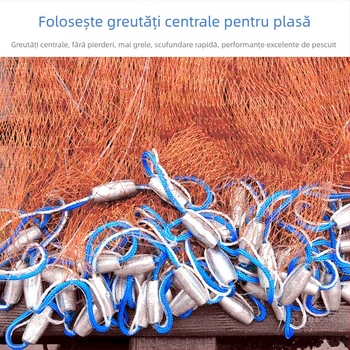 Plasă disc pentru aruncare – aruncare manuală, plasă rotativă ușor de aruncat, echipament pescuit, Brand Tado, Origine China, Lansare primăvara 2020