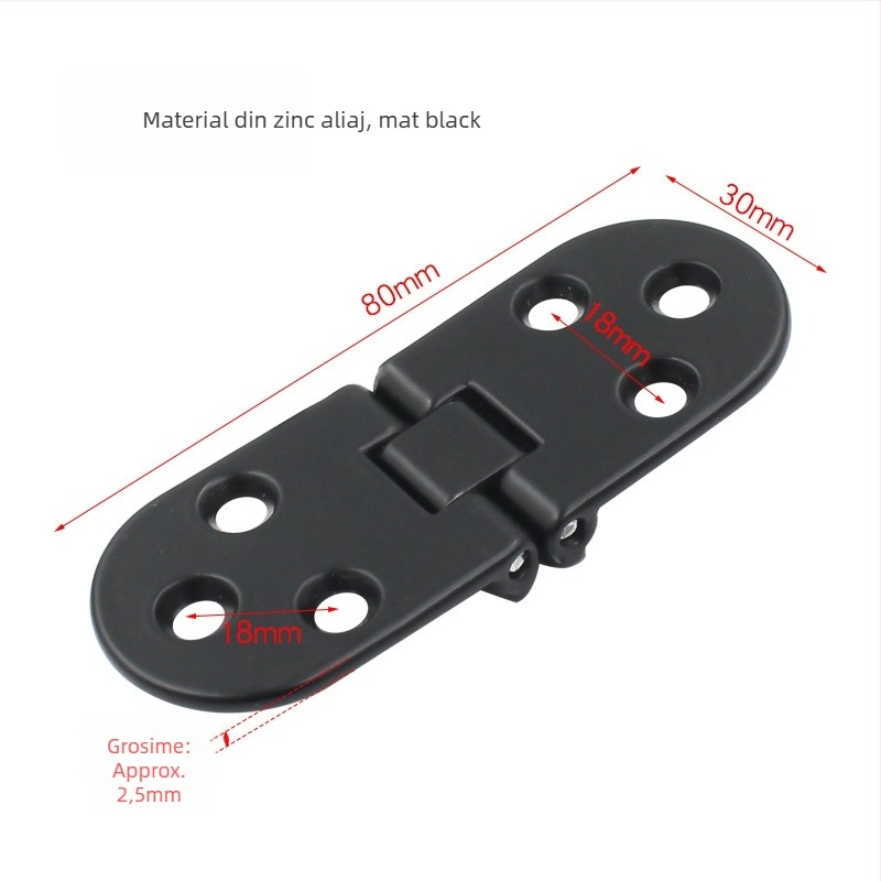 Balama pentru masă rotundă groasă, blat pliabil, model 3+6, material: aliaj de zinc/ oțel inoxidabil, finisaj lucios, stil modern minimalist