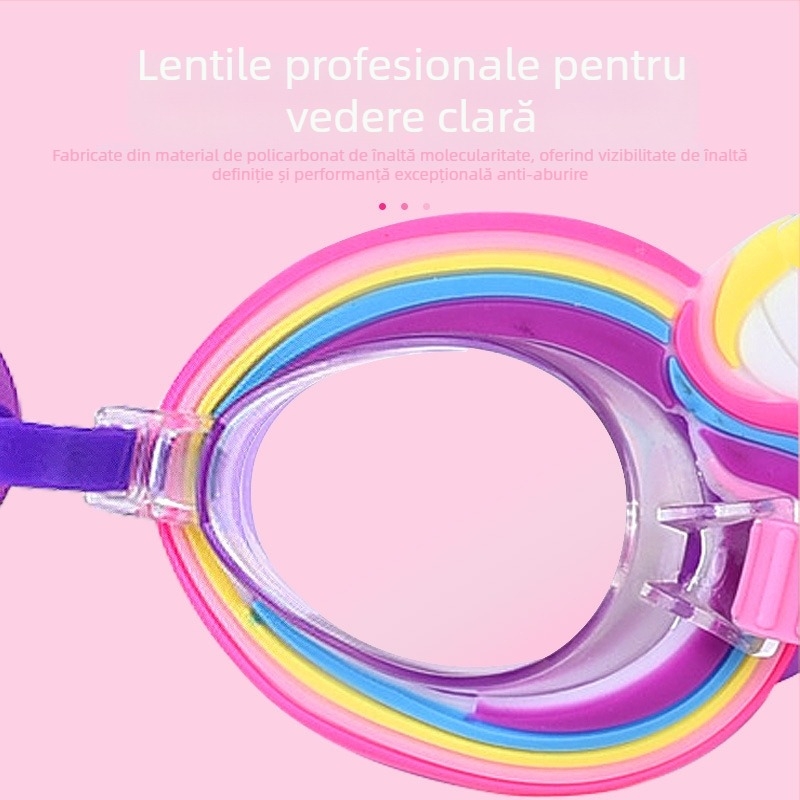 Ochelari de înot pentru copii - impermeabili, anti-ceață, lentile HD, pentru copii de 3 ani