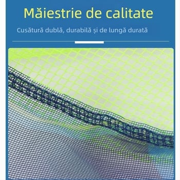 Cap de plasă pentru pescuit din aliaj de aluminiu, plasă Nano colorată, cu adâncime, uscare rapidă.