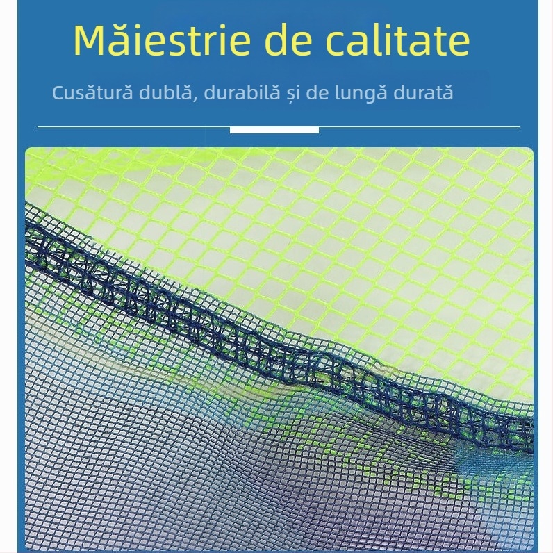 Cap de plasă pentru pescuit din aliaj de aluminiu, plasă Nano colorată, cu adâncime, uscare rapidă.