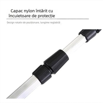 Hongliang tijă retractabilă pentru plasă de pescuit din aliaj de aluminiu
