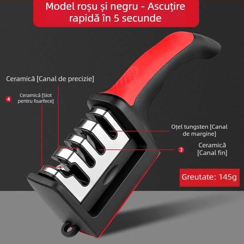 Rodă de ascuțit diamant pentru măcelari – unealtă de tăiere multifuncțională, logo personalizat, procesare la comandă, lansare 2024, origine China