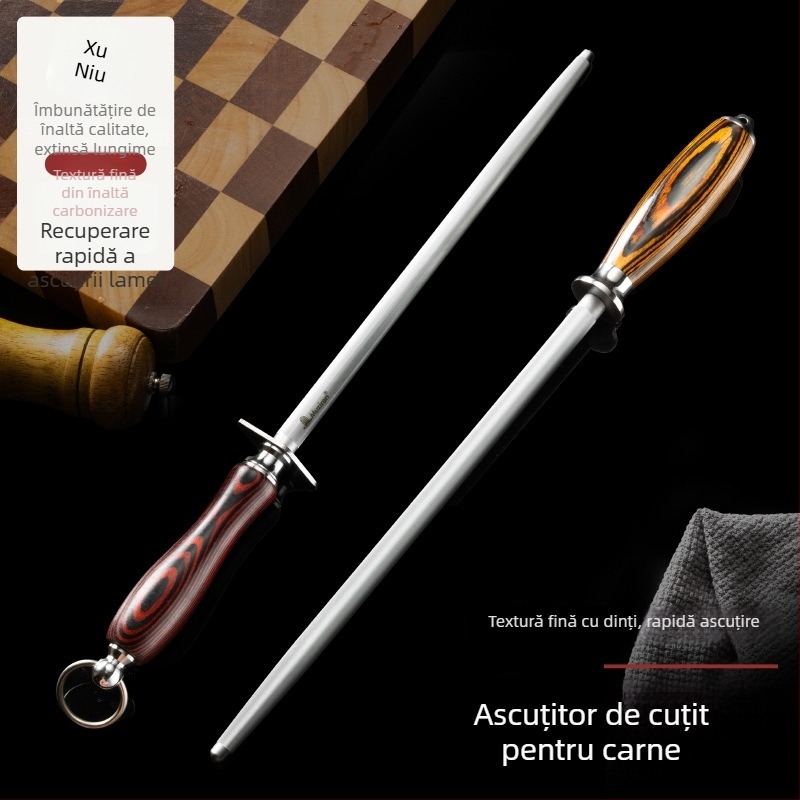 Bară plată pentru ascuțit cuțite – plat, manual, oțel carbon înalt, brand Xu Niu, design modern minimalist, lansare primăvara 2020