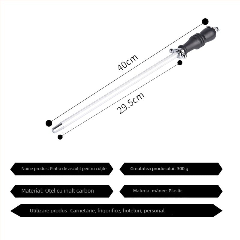 Bară plată pentru ascuțit cuțite – plat, manual, oțel carbon înalt, brand Xu Niu, design modern minimalist, lansare primăvara 2020