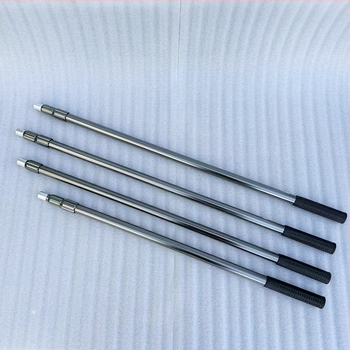 Țevi telescopice din aliaj de aluminiu pentru plasă de pescuit — 1–3 secțiuni, greutate 900–2300 g