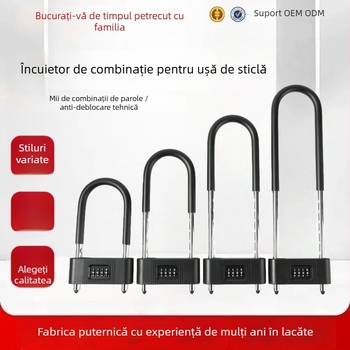 813 Seria de încuietori cu parolă – Aliaj de zinc cu acoperire ABS – Pentru uz casnic – Potrivit pentru uși din sticlă cu două balamale și uși glisante – Stil minimalist modern