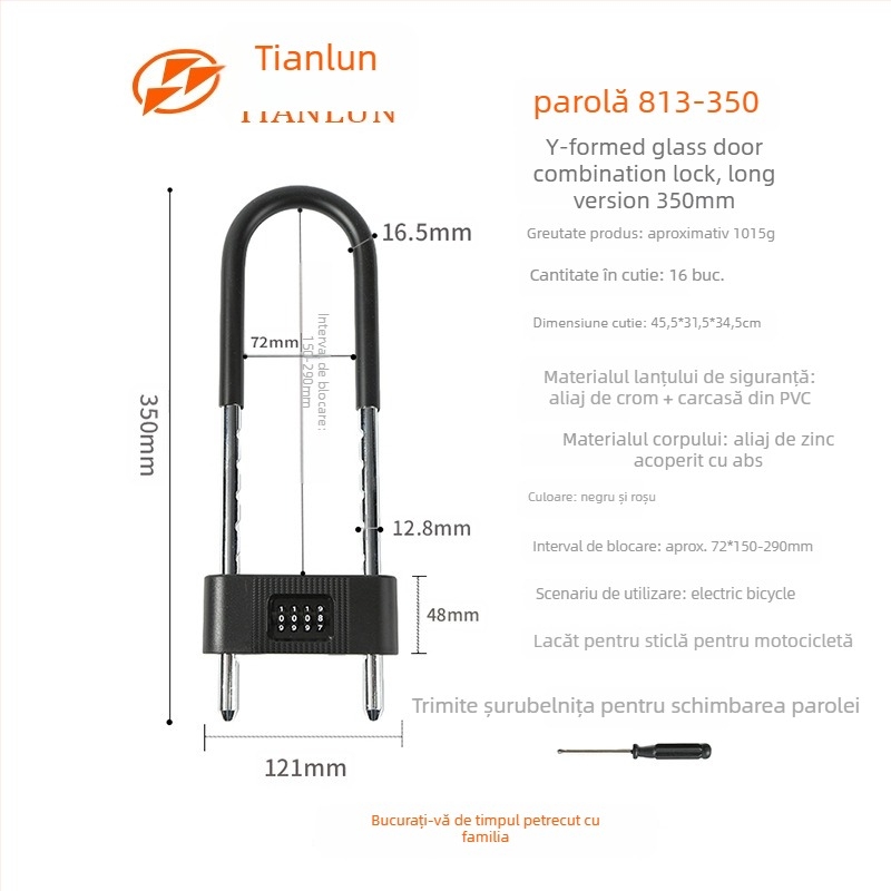 813 Seria de încuietori cu parolă – Aliaj de zinc cu acoperire ABS – Pentru uz casnic – Potrivit pentru uși din sticlă cu două balamale și uși glisante – Stil minimalist modern