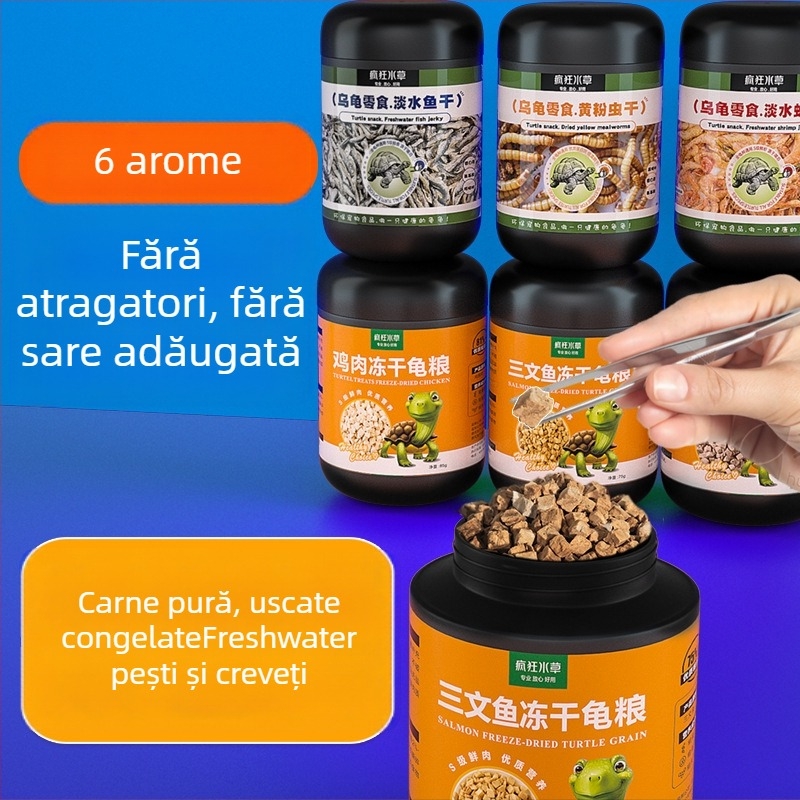 Crazy Waterweed Hrană pentru Țestoase Freeze-Dried — 125 g, marcă Crazy Waterweed, tip hrană: Freeze-Dried, categorie: hrană pentru animale de acvariu