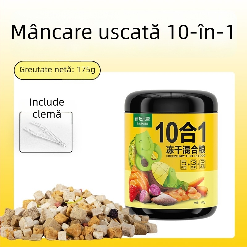 Crazy Waterweed Hrană pentru Țestoase Freeze-Dried — 125 g, marcă Crazy Waterweed, tip hrană: Freeze-Dried, categorie: hrană pentru animale de acvariu