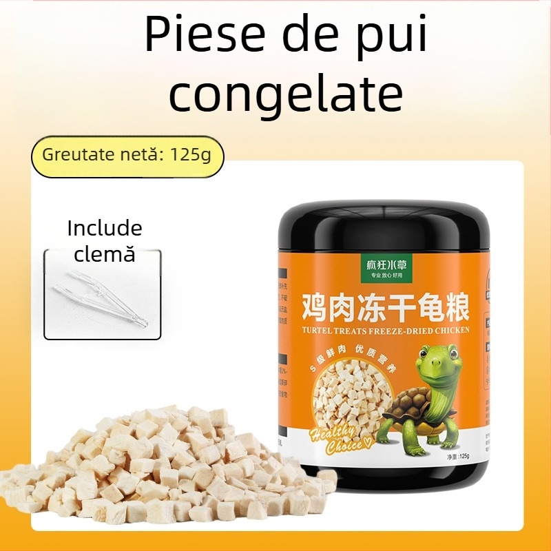 Crazy Waterweed Hrană pentru Țestoase Freeze-Dried — 125 g, marcă Crazy Waterweed, tip hrană: Freeze-Dried, categorie: hrană pentru animale de acvariu