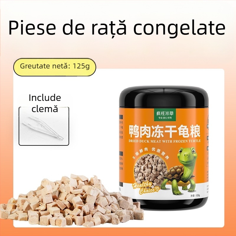 Crazy Waterweed Hrană pentru Țestoase Freeze-Dried — 125 g, marcă Crazy Waterweed, tip hrană: Freeze-Dried, categorie: hrană pentru animale de acvariu