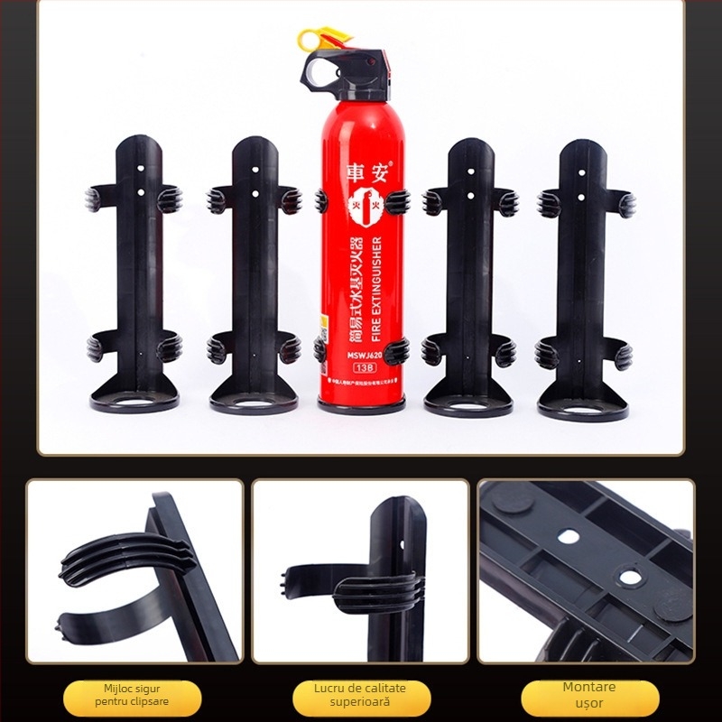 Raft de fixare pentru stingător auto, compatibil cu stingătoare din PVC pe bază de apă, personalizabil