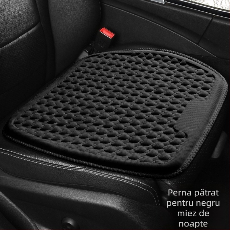 Perne de șezut auto cu gel respirabil în plasă, gel răcitor cu celule fagure și suport lombar