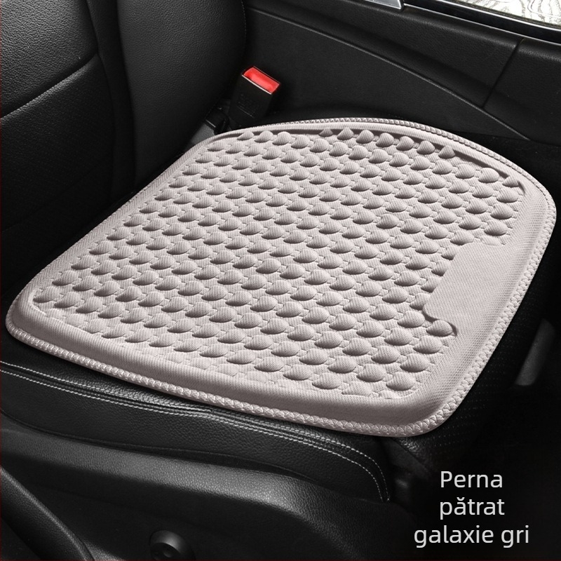 Perne de șezut auto cu gel respirabil în plasă, gel răcitor cu celule fagure și suport lombar