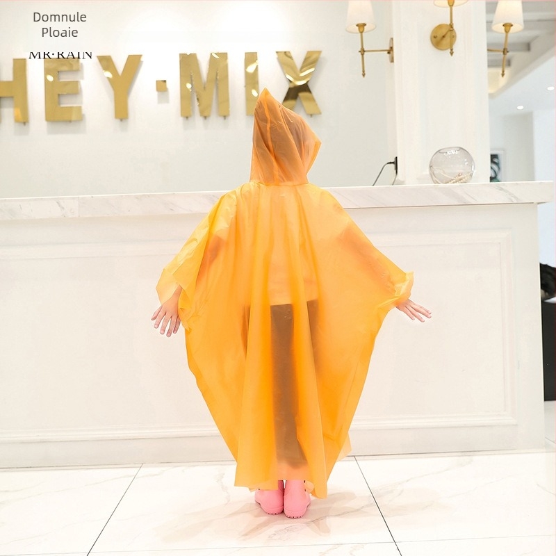 Poncă de ploaie pentru copii PEVA, de unică folosință, 0,03 mm subțire, portabil