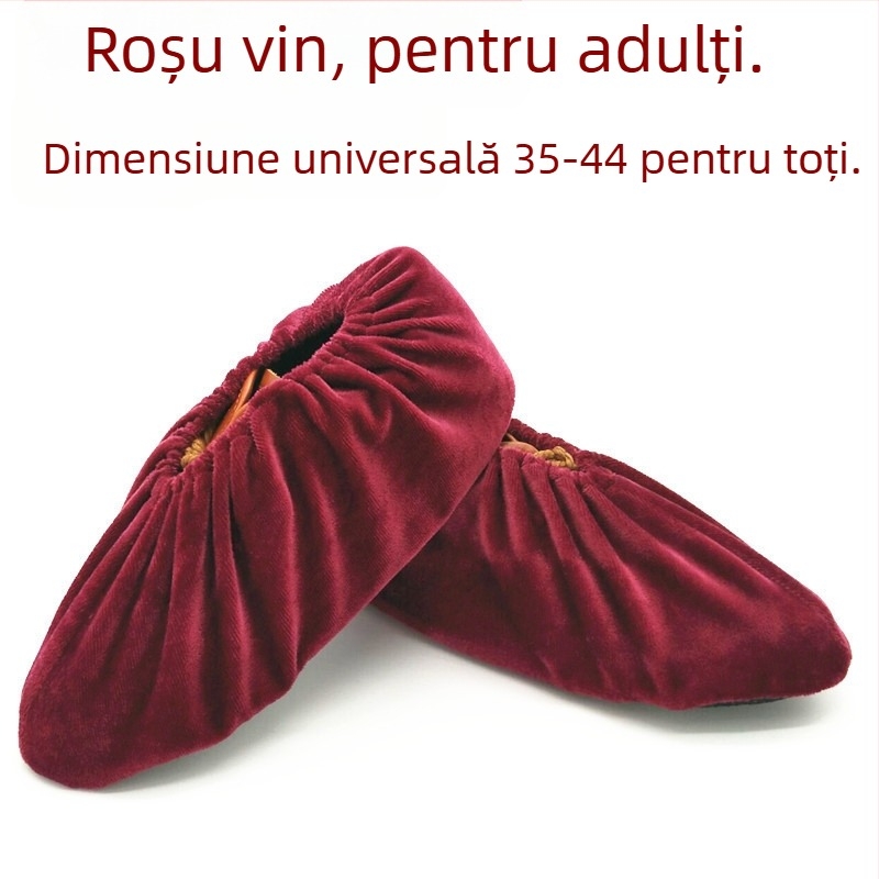 Capace de pantofi lavabile pentru interior – protecție împotriva prafului, potrivite pentru birou, școală sau casă