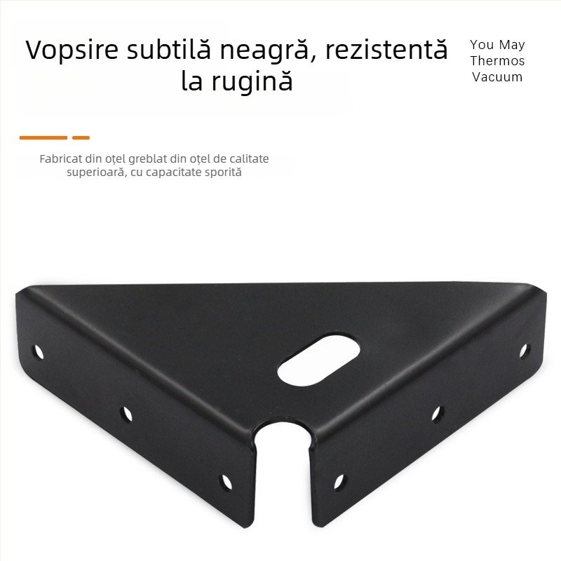 Queen bed angle brace – elemente metalice din oțel laminat la rece pentru conectare, stânga și dreapta, finisaj vopsit la cuptor