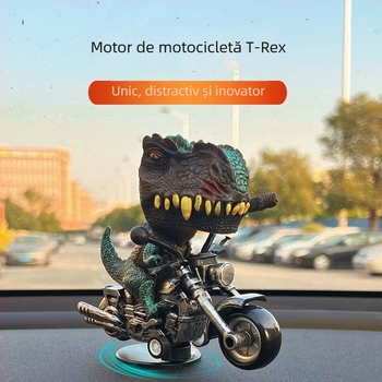 Ornament pentru interiorul mașinii cu motiful drift al dinozaurilor - model DF2, material plastic, marcă Group ch, fără logo