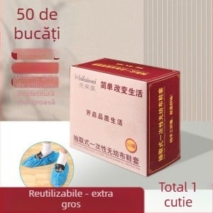Coveruri de încălțăminte de unică folosință pentru interior, 5 mm grosime, material nețesut, rezistente la apă, antiderapante.
