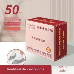 Coveruri de încălțăminte de unică folosință pentru interior, 5 mm grosime, material nețesut, rezistente la apă, antiderapante.