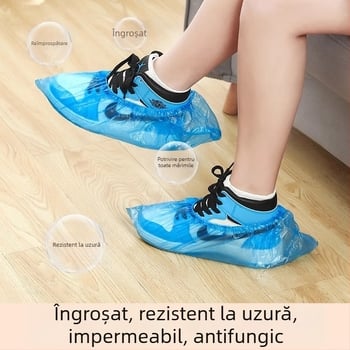 Coveruri de încălțăminte de unică folosință pentru interior, 5 mm grosime, material nețesut, rezistente la apă, antiderapante.