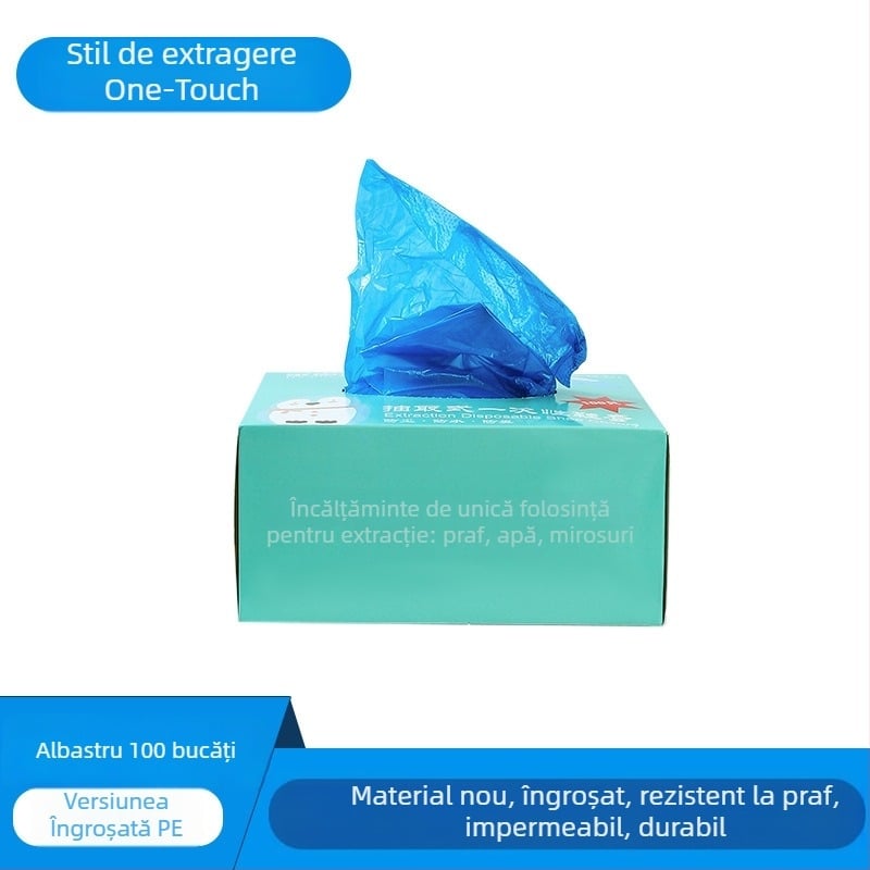 Coveruri de încălțăminte de unică folosință pentru interior, 5 mm grosime, material nețesut, rezistente la apă, antiderapante.