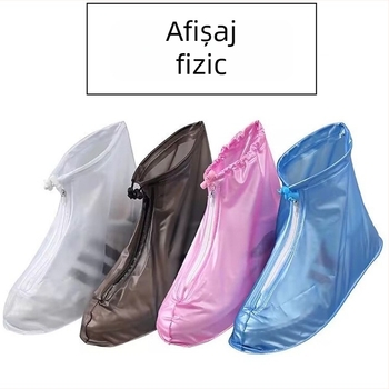 Acoperitoare pentru pantofi - PVC gros, impermeabile, antiderapante și rezistente la uzură, pentru adulți și copii (Impermeabile; Antiderapante; Rezistente la uzură; PVC)