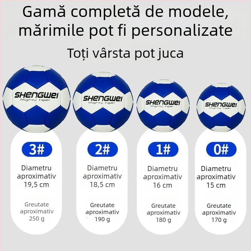 Minge de handbal pentru copii – Shengwei, din cauciuc, cusătură automată, imprimare logo, personalizare