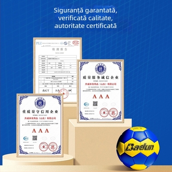 Minge de handbal nr. 0123 pentru copii, din cauciuc, personalizabilă cu siglă, potrivită pentru competiții ale elevilor din învățământ primar și grădiniță.