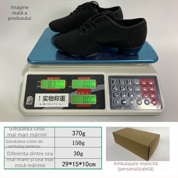 Pantofi de dans pentru femei, profesioniști, latino, talpă din cauciuc, partea superioară din plasă, respirabili, ușori, pentru balet, dans modern și latino